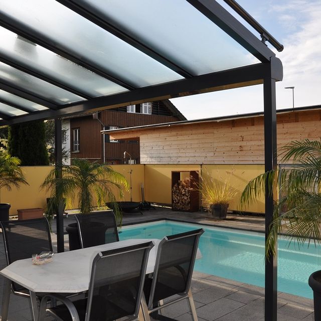 Aluminium Terrassenverglasung
