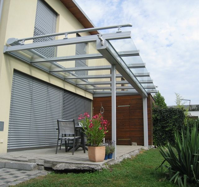 Aluminium Terrassenverglasung