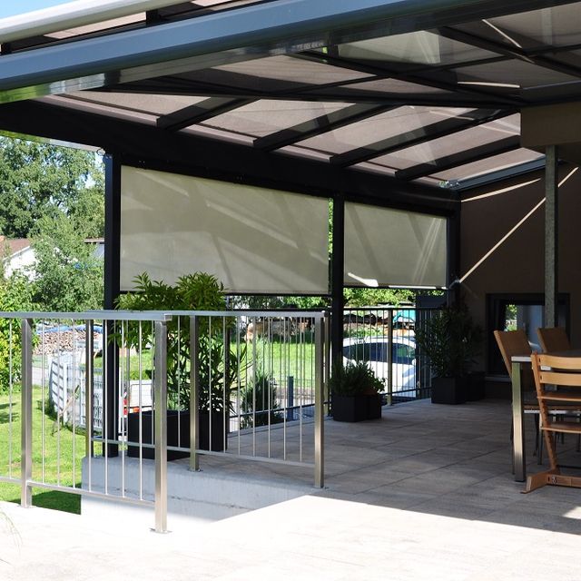 Aluminium Terrassenverglasung