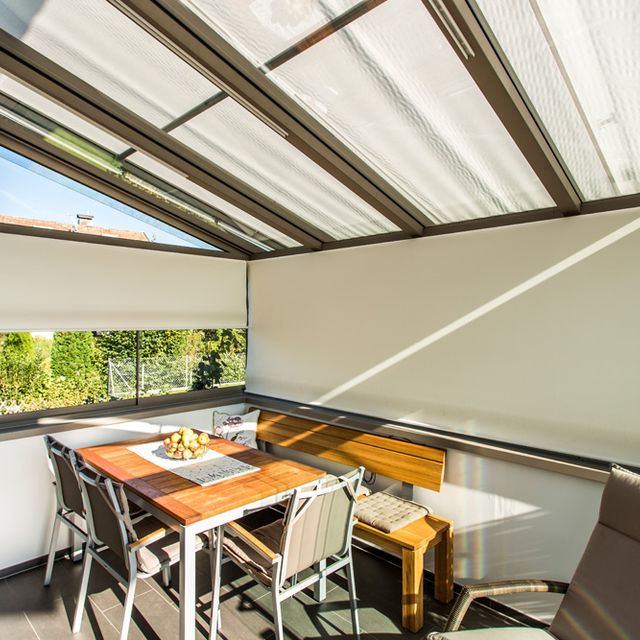 Aluminium Terrassenverglasung