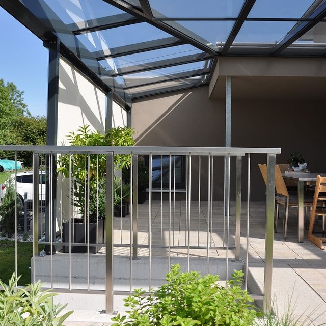 Aluminium Terrassenverglasung