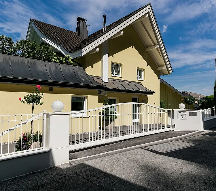Einfahrtstor und Gehtor