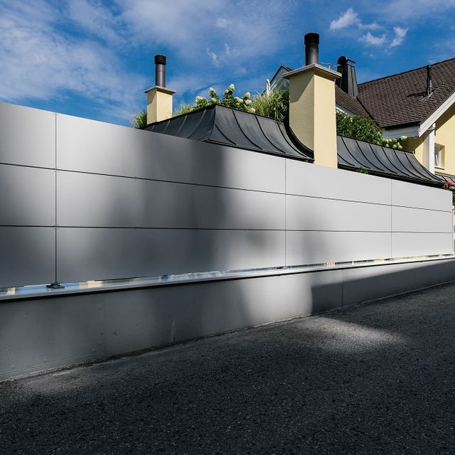 Sichtschutz Metall modern