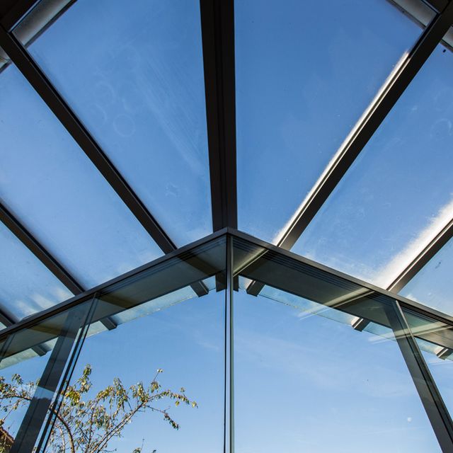 Aluminium Terrassenverglasung