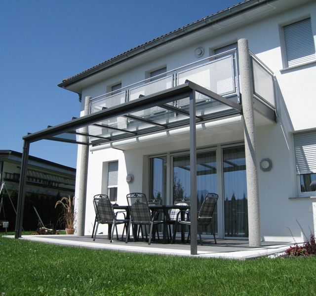 Aluminium Terrassenverglasung