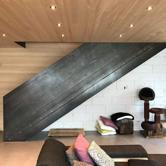 Beleuchtete Treppenabdeckung