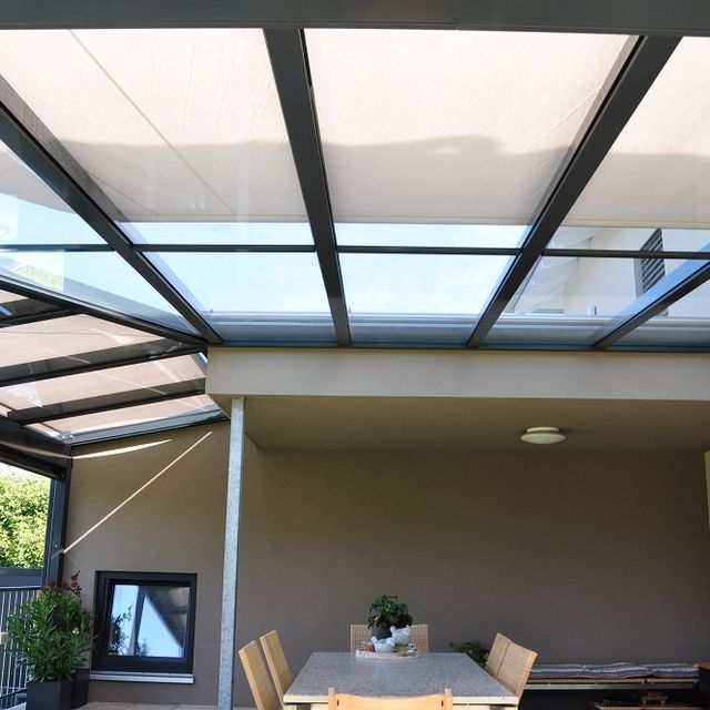 Aluminium Terrassenverglasung