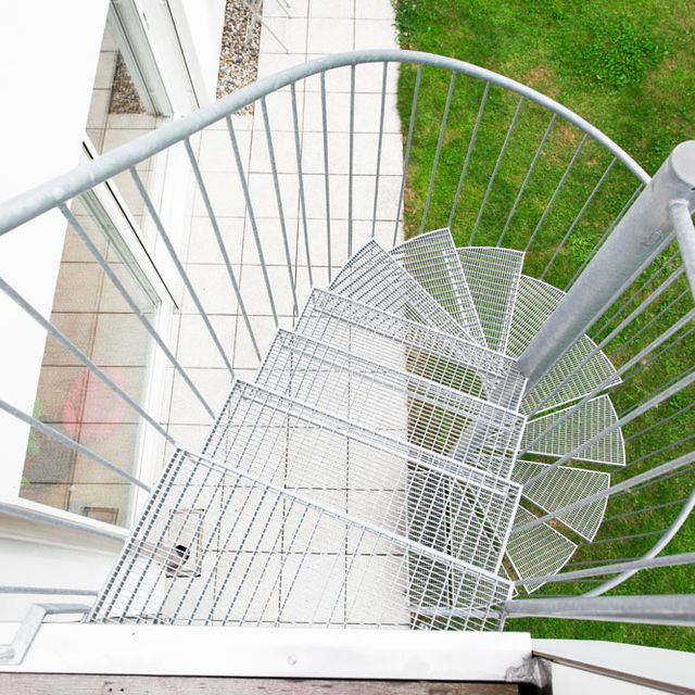 Wendeltreppe von oben