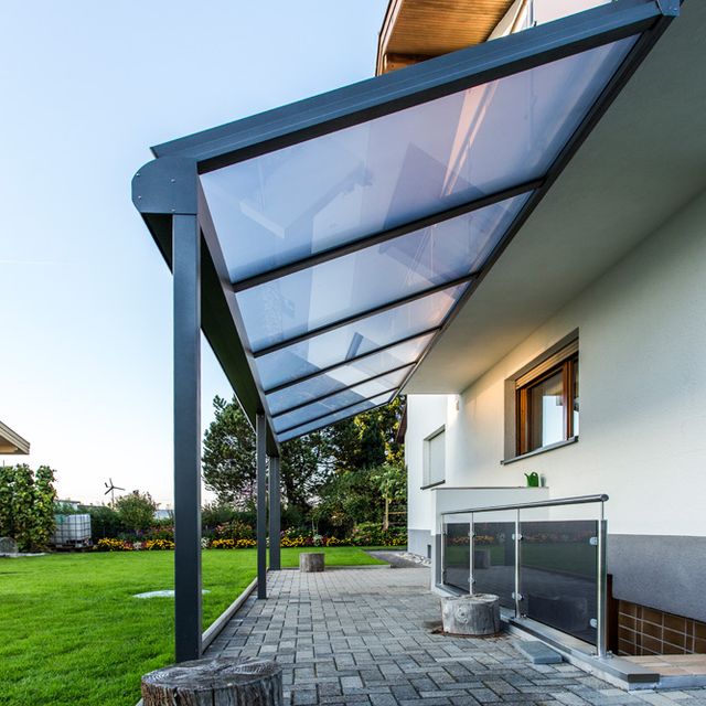 Aluminium Terrassenverglasung